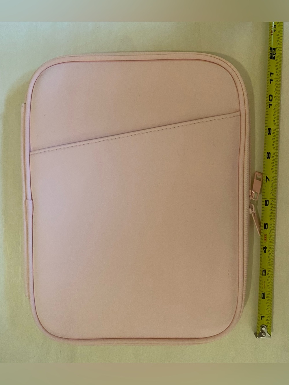 Light Pink Padded Protective IPad or Tablet Zipper Case
